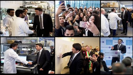 Milano - Matteo Renzi in visita nel Campus Alcatel Lucent (06.11.14)