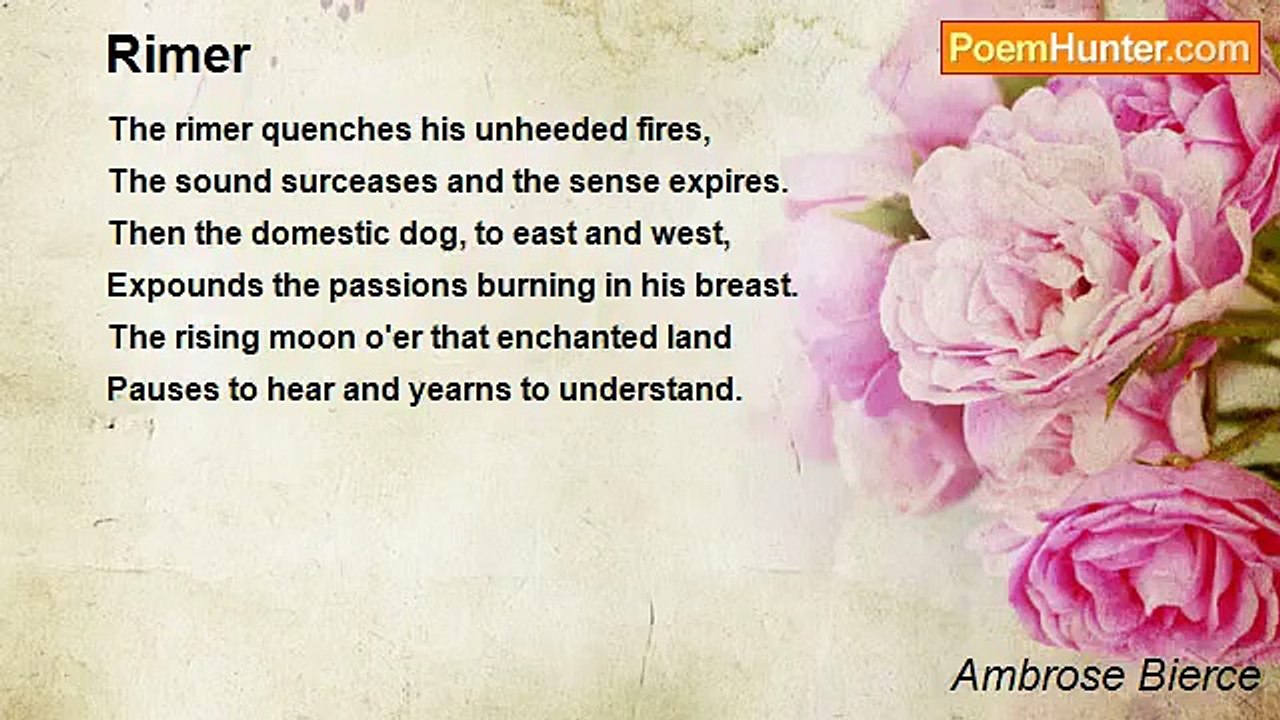 Ambrose Bierce - Rimer