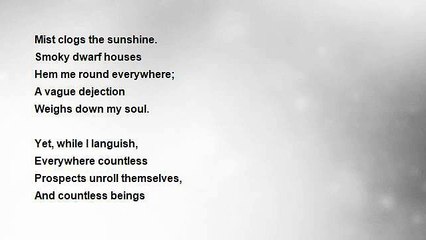 Matthew Arnold - Consolation