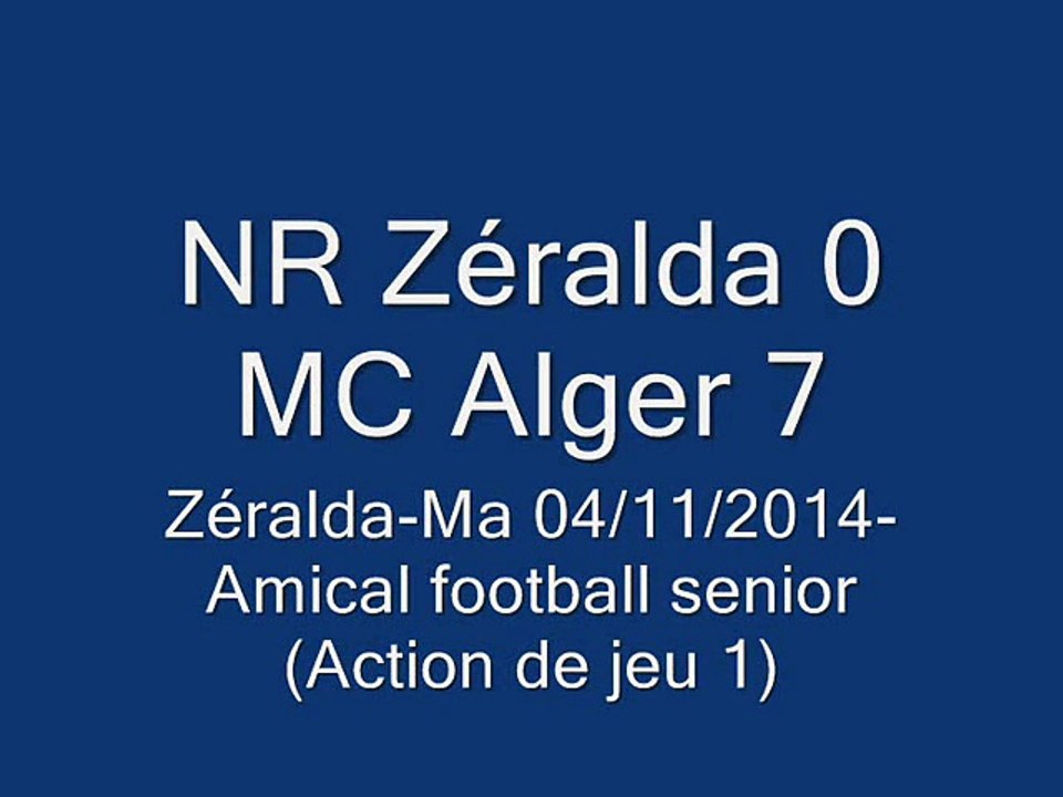 nrz 0 mca 7-amical senior-04.11.2014-stade zeralda-Action jeu 1