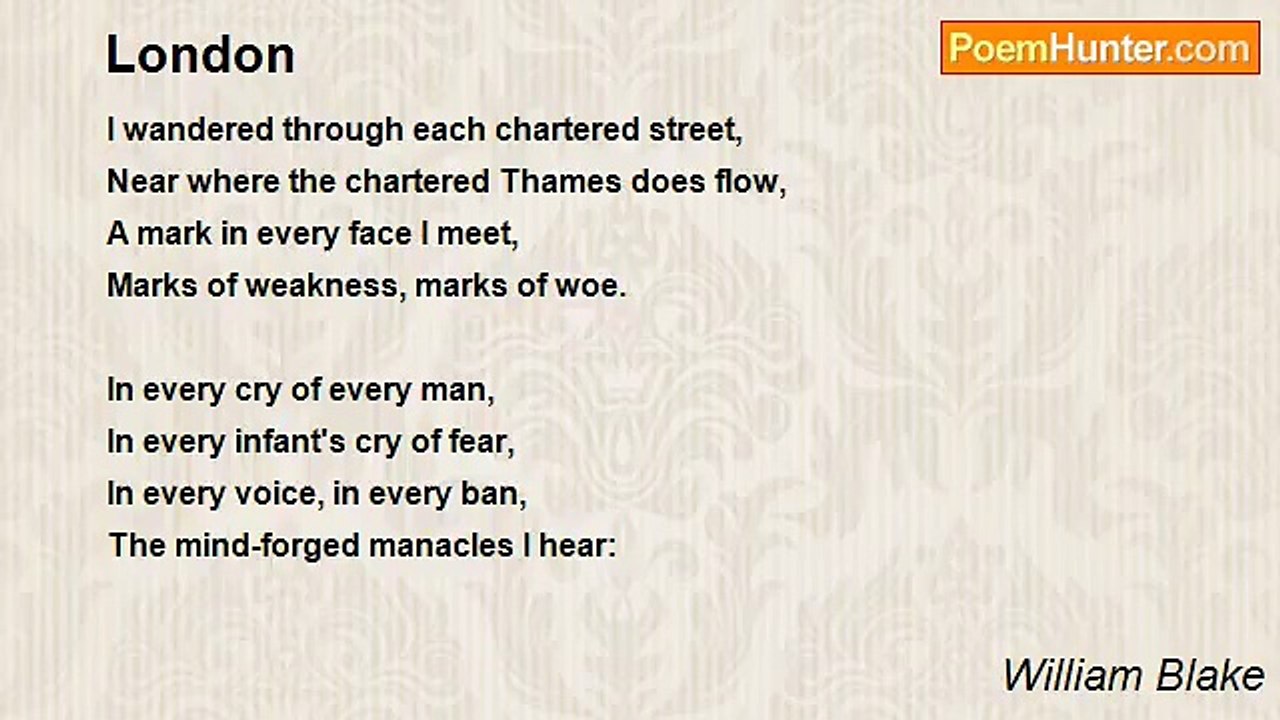 William Blake - London