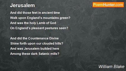 William Blake - Jerusalem