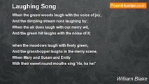William Blake - Laughing Song