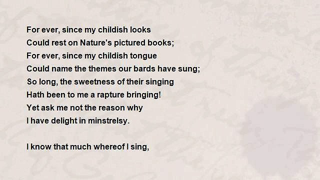 Elizabeth Barrett Browning - Minstrelsy