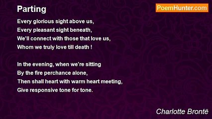 Charlotte Brontë - Parting