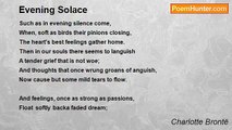 Charlotte Brontë - Evening Solace