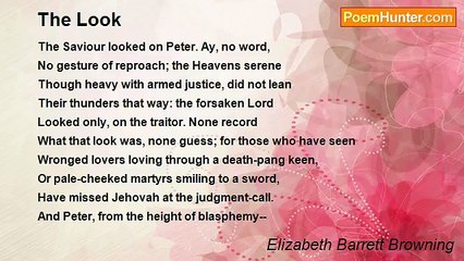 Elizabeth Barrett Browning - The Look
