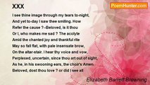 Elizabeth Barrett Browning - XXX