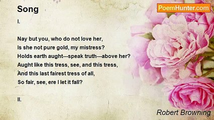 Robert Browning - Song