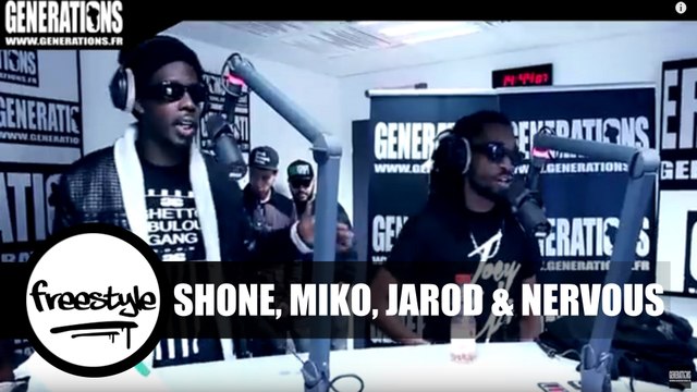 Shone, Miko, Jarod & Nervous - Freestyle (Live des Studios de Generations)