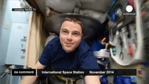 A rare glimpse inside the International Space Station