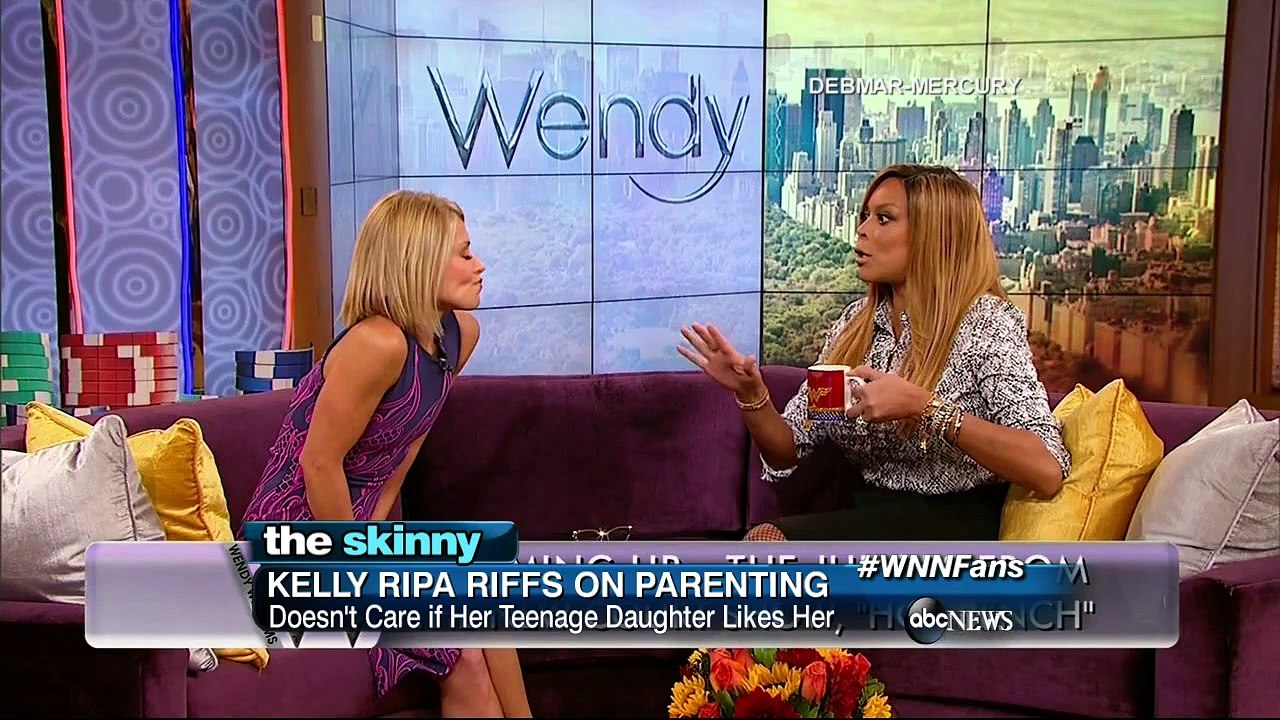 SKINNY - Kelly Ripa Discusses Parenting.
