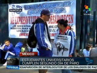 México: se cumple el segundo día de la 3ª Acción Global por Ayotzinapa