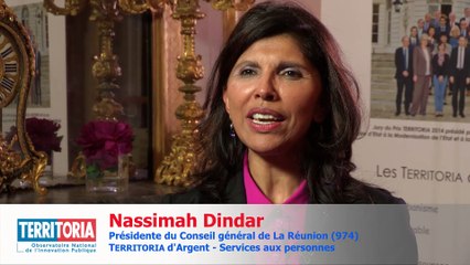 TERRITORIA 2014 : Nassimah DINDAR, Présidente du Conseil général de La Réunion