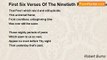Robert Burns - First Six Verses Of The Ninetieth Psalm Versified, The