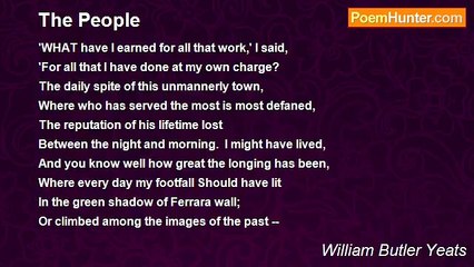 William Butler Yeats - The People