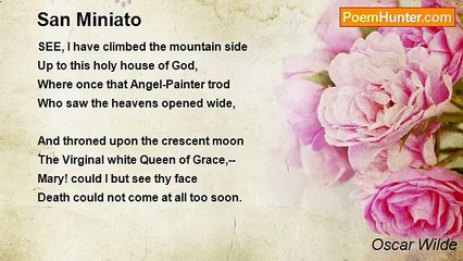 Oscar Wilde - San Miniato