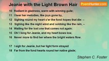 Stephen C. Foster - Jeanie with the Light Brown Hair