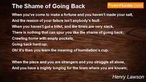 Henry Lawson - The Shame of Going Back