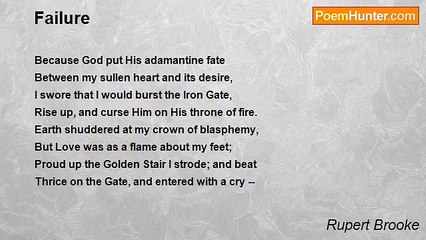 Rupert Brooke - Failure