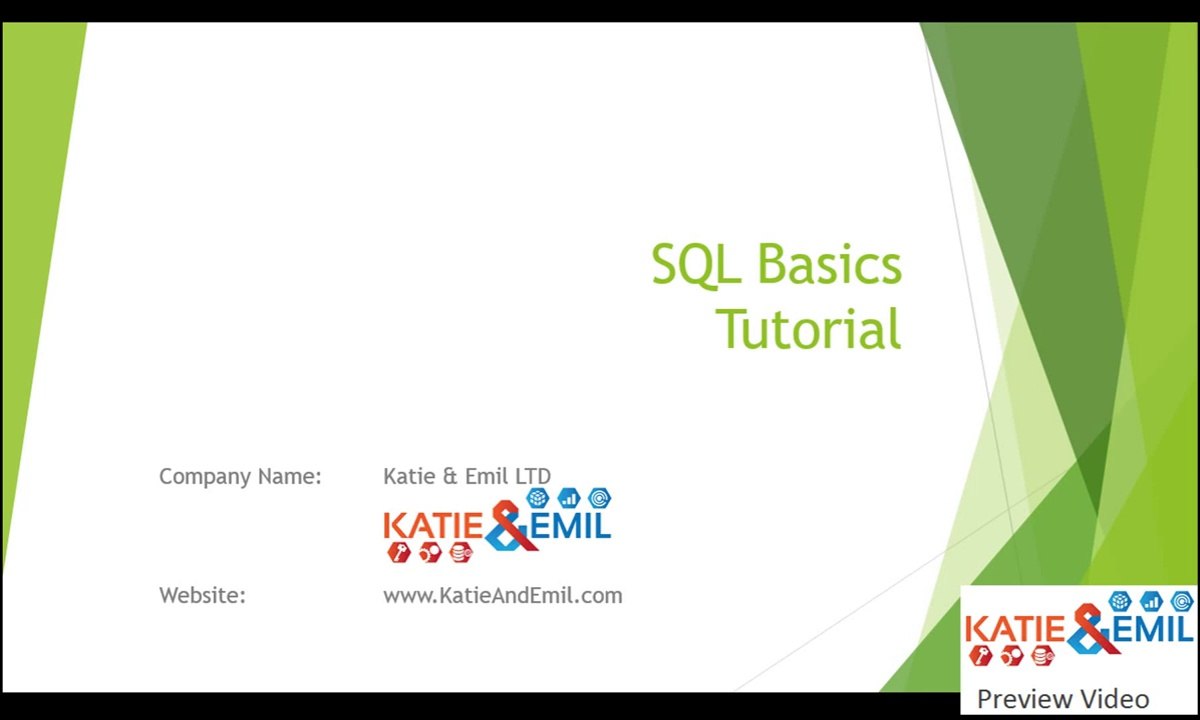 SQL Basics Tutorial for Beginners Video Example SQL Server 2012