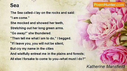 Katherine Mansfield - Sea