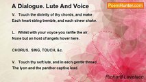 Richard Lovelace - A Dialogue. Lute And Voice