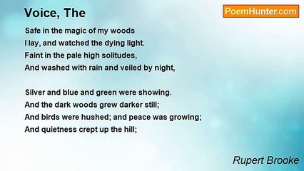 Rupert Brooke - Voice, The