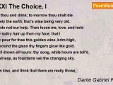 Dante Gabriel Rossetti - LXXI The Choice, I