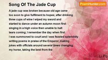 Li Po - Song Of The Jade Cup