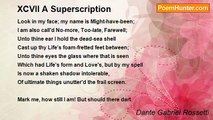 Dante Gabriel Rossetti - XCVII A Superscription