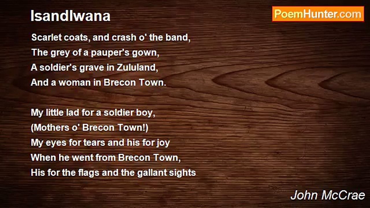John McCrae - Isandlwana