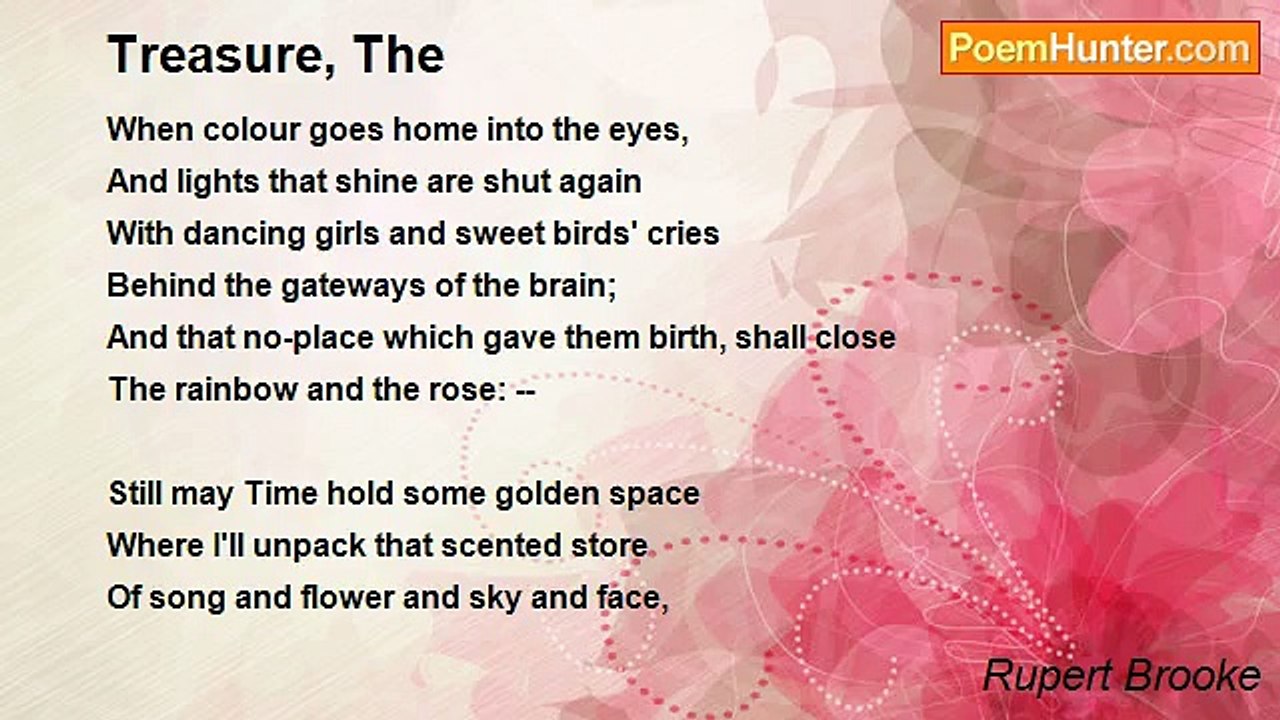 Rupert Brooke - Treasure, The