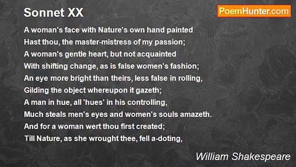 William Shakespeare - Sonnet XX