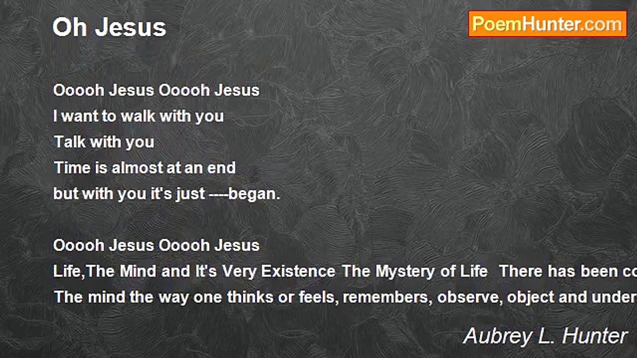 Aubrey L. Hunter - Oh Jesus