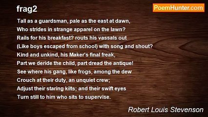 Robert Louis Stevenson - frag2
