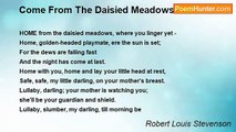 Robert Louis Stevenson - Come From The Daisied Meadows