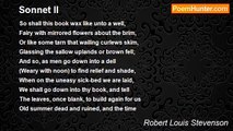 Robert Louis Stevenson - Sonnet II