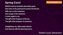 Robert Louis Stevenson - Spring Carol