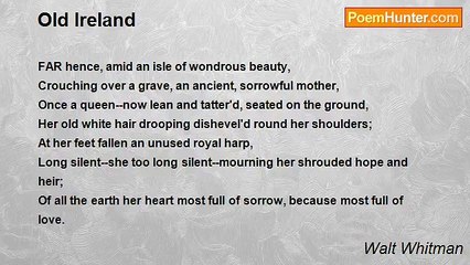 Walt Whitman - Old Ireland