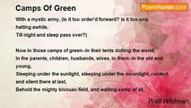 Walt Whitman - Camps Of Green
