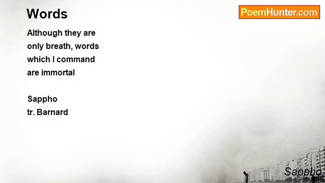 Sappho - Words