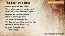 William Wordsworth - The Sparrow's Nest