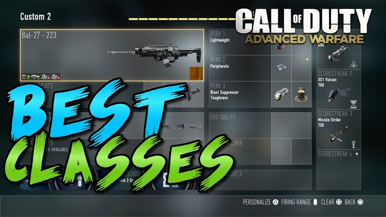Call of Duty Advanced Warfare - BEST CLASS SETUPS! - By TheRegiioMonkey ...