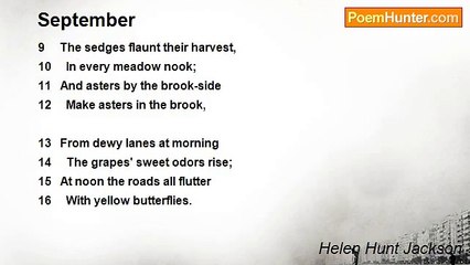 Helen Hunt Jackson - September