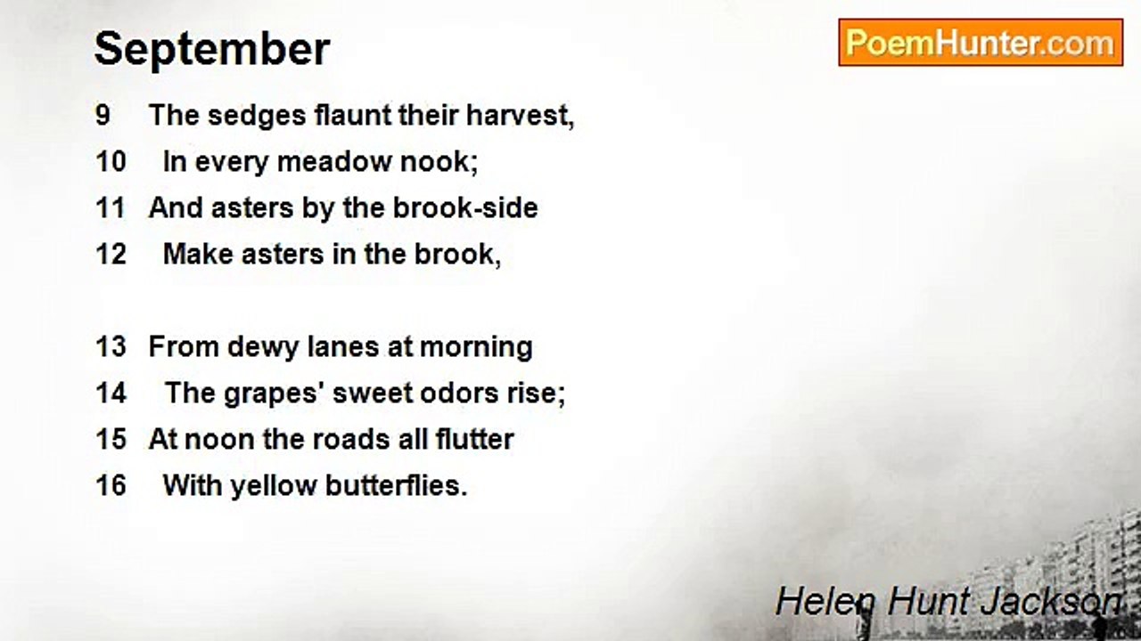 Helen Hunt Jackson - September