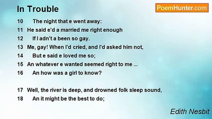 Edith Nesbit - In Trouble