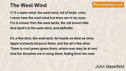 John Masefield - The West Wind