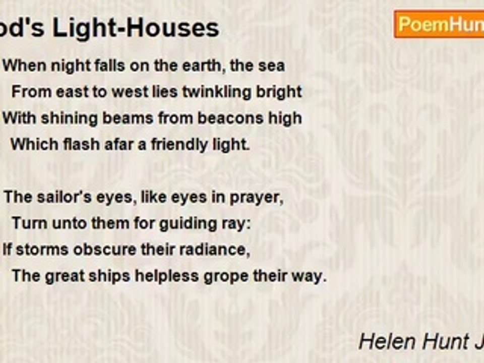 Helen Hunt Jackson - God's Light-Houses