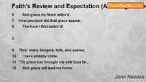 John Newton - Faith's Review and Expectation (Amazing Grace)